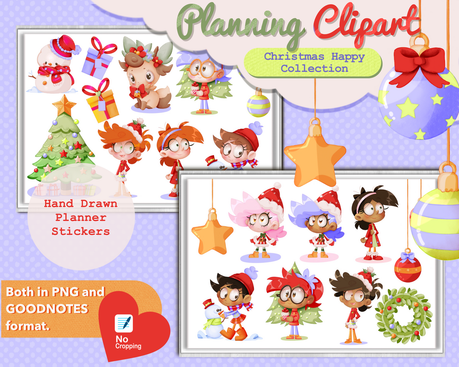 Planning clipart "christmas happy"