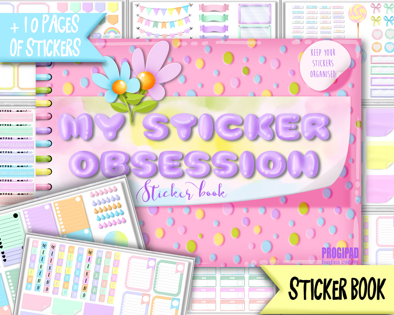 Sticker Book Bundle (pink obsession)