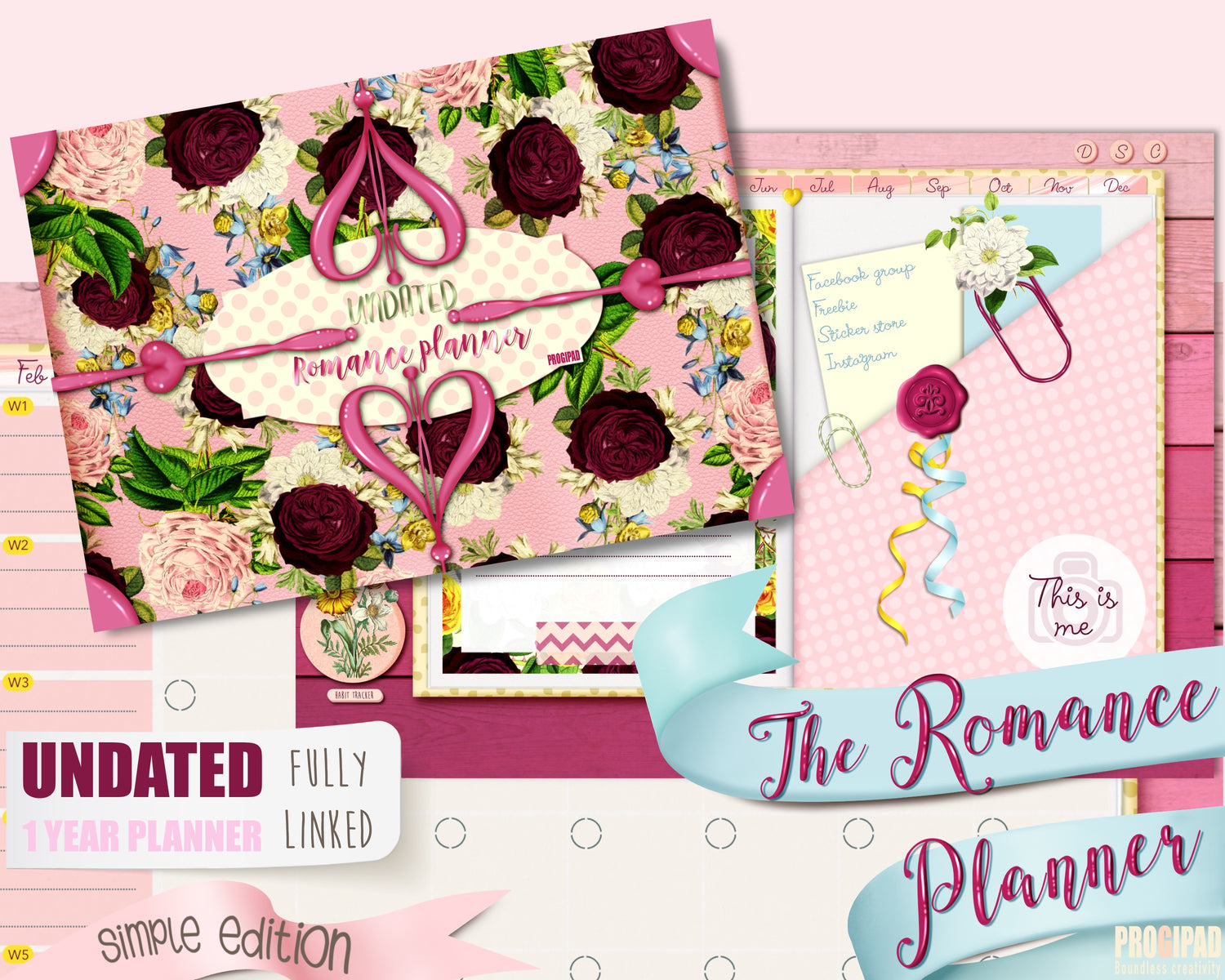 The Romance planner, (simple edition)