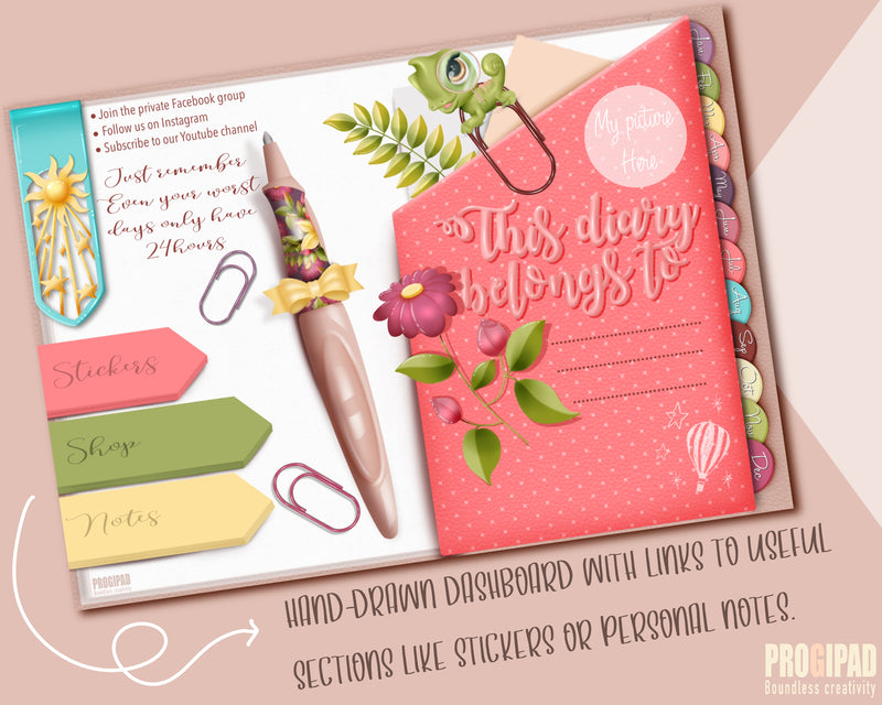 Personal Digital Diary (The Rapunzel collection)