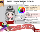 The ELISA-Grey-hair character basics [procreate design pack]