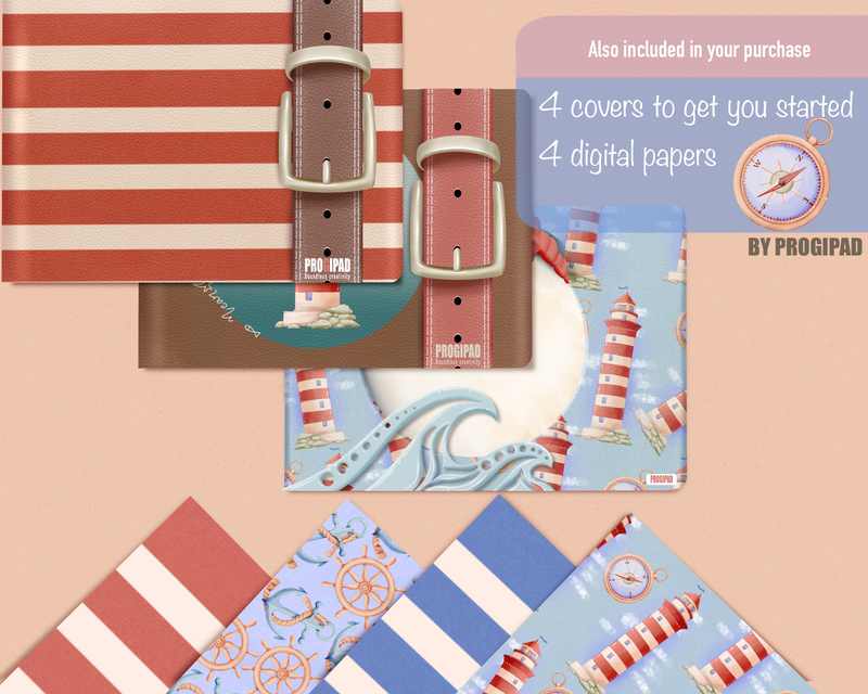 Make your own planner-Nautical collection