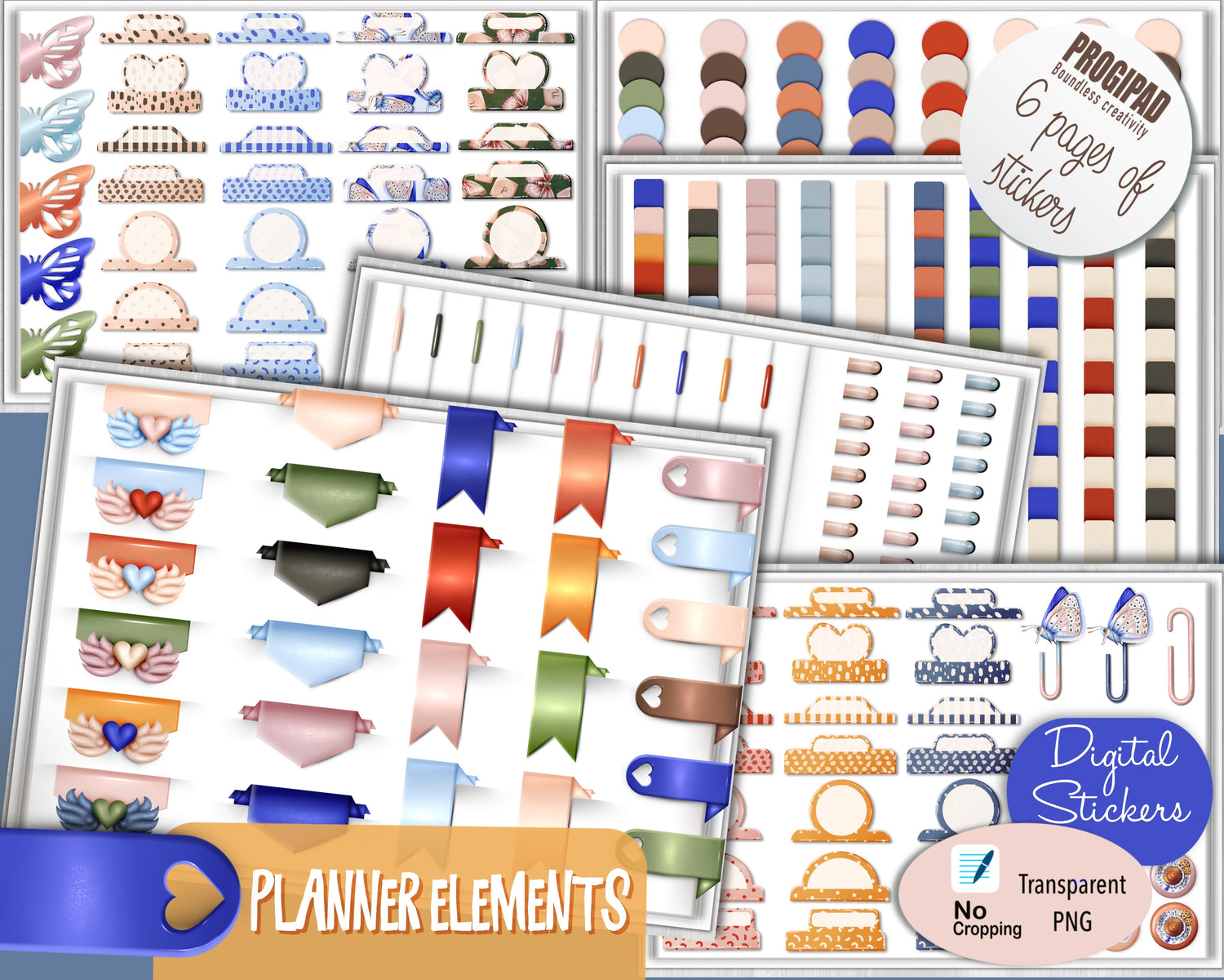 Planner element stickers-"write collection"